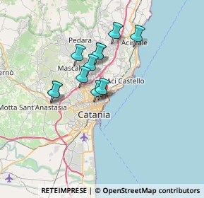 Mappa Via Burrascano, 95126 Catania CT, Italia (6.09364)