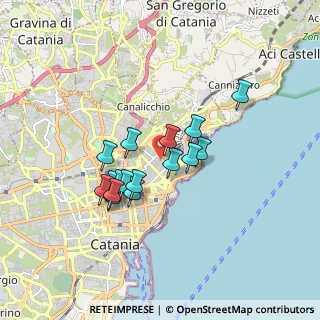 Mappa Via Burrascano, 95126 Catania CT, Italia (1.57188)