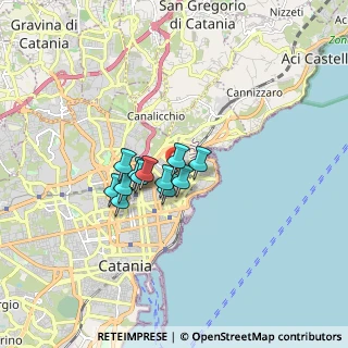 Mappa Via Burrascano, 95126 Catania CT, Italia (1.1675)