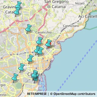 Mappa Via Burrascano, 95126 Catania CT, Italia (2.94154)
