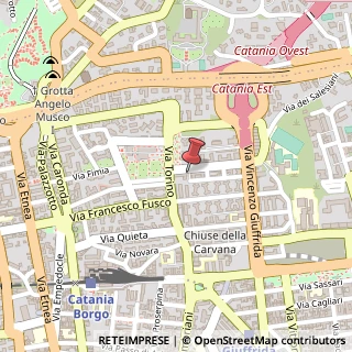 Mappa Via Vitaliano Brancati, 49, 95128 Catania, Catania (Sicilia)