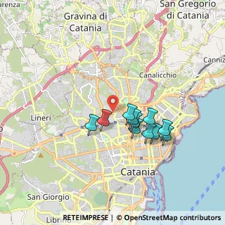 Mappa Viale Andrea Doria, 95125 Catania CT, Italia (1.61818)