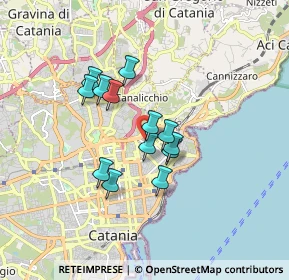 Mappa Via Faraci, 95126 Catania CT, Italia (1.43462)