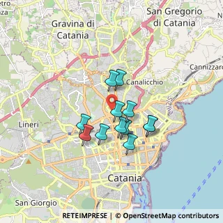 Mappa , 95125 Catania CT, Italia (1.39667)
