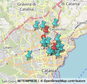 Mappa , 95125 Catania CT, Italia (1.42824)