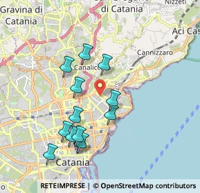 Mappa Via Giuseppe Tartini, 95126 Catania CT, Italia (2.04)