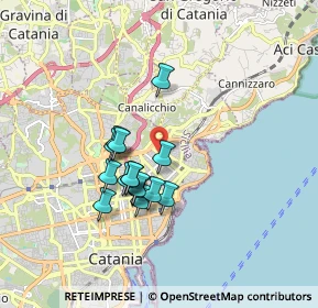 Mappa Via Giuseppe Tartini, 95126 Catania CT, Italia (1.56667)