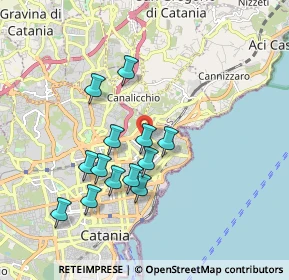 Mappa Via Giuseppe Tartini, 95126 Catania CT, Italia (1.85154)