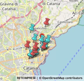 Mappa Via Giuseppe Tartini, 95126 Catania CT, Italia (1.46056)