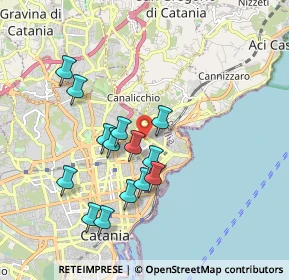 Mappa Via Giuseppe Tartini, 95126 Catania CT, Italia (1.90643)