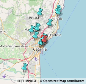 Mappa Via Giuseppe Tartini, 95126 Catania CT, Italia (5.86857)
