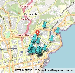 Mappa Via Giuseppe Tartini, 95126 Catania CT, Italia (0.9805)
