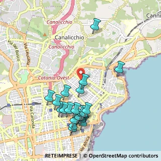 Mappa Via Giuseppe Tartini, 95126 Catania CT, Italia (1.208)