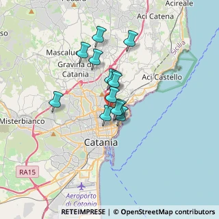 Mappa Via Ruggero Leoncavallo, 95126 Catania CT, Italia (2.68077)