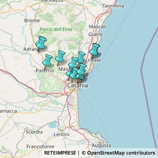 Mappa Via Ruggero Leoncavallo, 95126 Catania CT, Italia (9.66462)