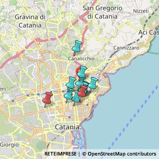 Mappa Via Ruggero Leoncavallo, 95126 Catania CT, Italia (1.2575)