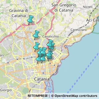 Mappa Via Ruggero Leoncavallo, 95126 Catania CT, Italia (1.33636)