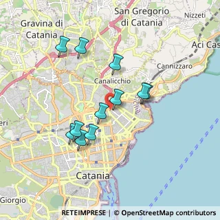 Mappa Via Ruggero Leoncavallo, 95126 Catania CT, Italia (1.80364)