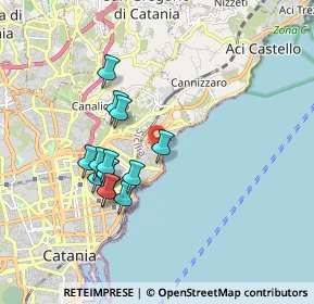 Mappa Viale Artale Alagona, 95126 Catania CT, Italia (1.79857)