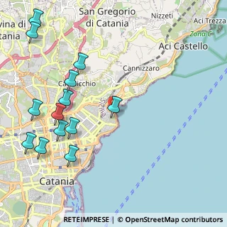 Mappa Viale Artale Alagona, 95126 Catania CT, Italia (2.95538)
