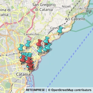 Mappa Viale Artale Alagona, 95126 Catania CT, Italia (2.32)