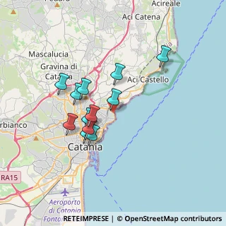Mappa Viale Artale Alagona, 95126 Catania CT, Italia (3.31167)