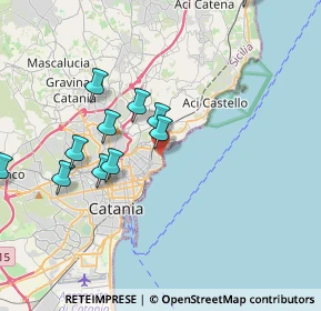 Mappa Viale Artale Alagona, 95126 Catania CT, Italia (4.76333)