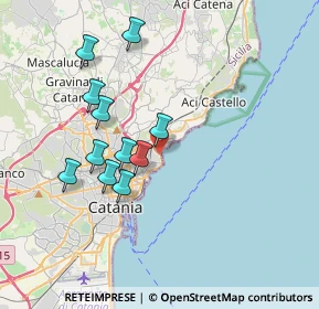 Mappa Viale Artale Alagona, 95126 Catania CT, Italia (3.81545)
