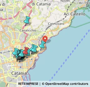 Mappa Presso istituto nautico, 95126 Catania CT, Italia (2.651)