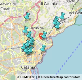 Mappa Via Nicolò Piccinni, 95126 Catania CT, Italia (1.88188)