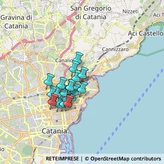 Mappa Via Saturno, 95126 Catania CT, Italia (1.5545)