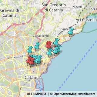 Mappa Via Saturno, 95126 Catania CT, Italia (1.79625)