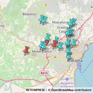 Mappa Via Landolina, 95045 Misterbianco CT, Italia (3.93316)