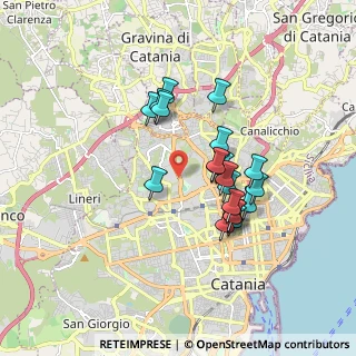 Mappa Via Santa Sofia, 95123 Catania CT, Italia (1.635)