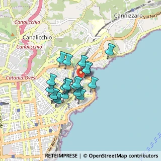 Mappa Via Anfuso, 95126 Catania CT, Italia (0.6945)