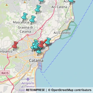 Mappa Via Anfuso, 95126 Catania CT, Italia (4.49571)