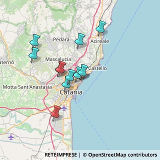 Mappa Via Anfuso, 95126 Catania CT, Italia (7.01091)