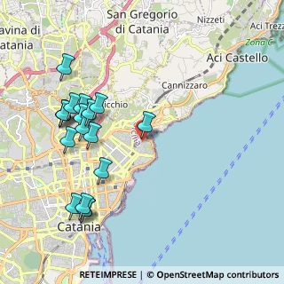 Mappa Via Anfuso, 95126 Catania CT, Italia (2.54944)