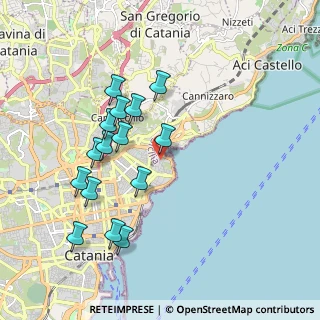 Mappa Via Anfuso, 95126 Catania CT, Italia (2.08933)