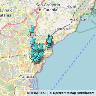 Mappa Via Anfuso, 95126 Catania CT, Italia (1.359)