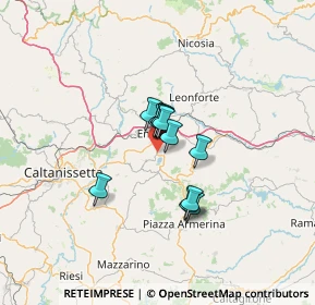 Mappa Strada Comunale 89 Siriano, 94100 Enna EN, Italia (8.31167)