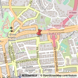 Mappa Via Torino, 134, 95128 Catania, Catania (Sicilia)