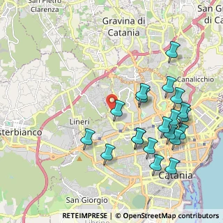 Mappa Via Degli Ulivi, 95123 Catania CT, Italia (2.4965)