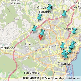 Mappa Via Degli Ulivi, 95123 Catania CT, Italia (3.0175)