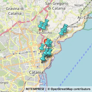 Mappa Via Macaluso, 95126 Catania CT, Italia (1.44533)