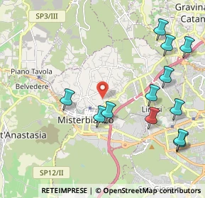 Mappa Via Grotta Perciata, 95045 Misterbianco CT, Italia (2.71167)