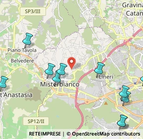 Mappa Via Grotta Perciata, 95045 Misterbianco CT, Italia (3.29667)
