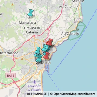 Mappa Via Giuseppe Martucci, 95126 Catania CT, Italia (2.61545)