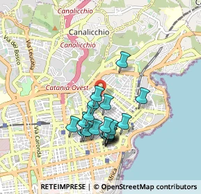 Mappa Via Giuseppe Martucci, 95126 Catania CT, Italia (0.892)