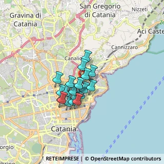 Mappa Via Giuseppe Martucci, 95126 Catania CT, Italia (1.231)